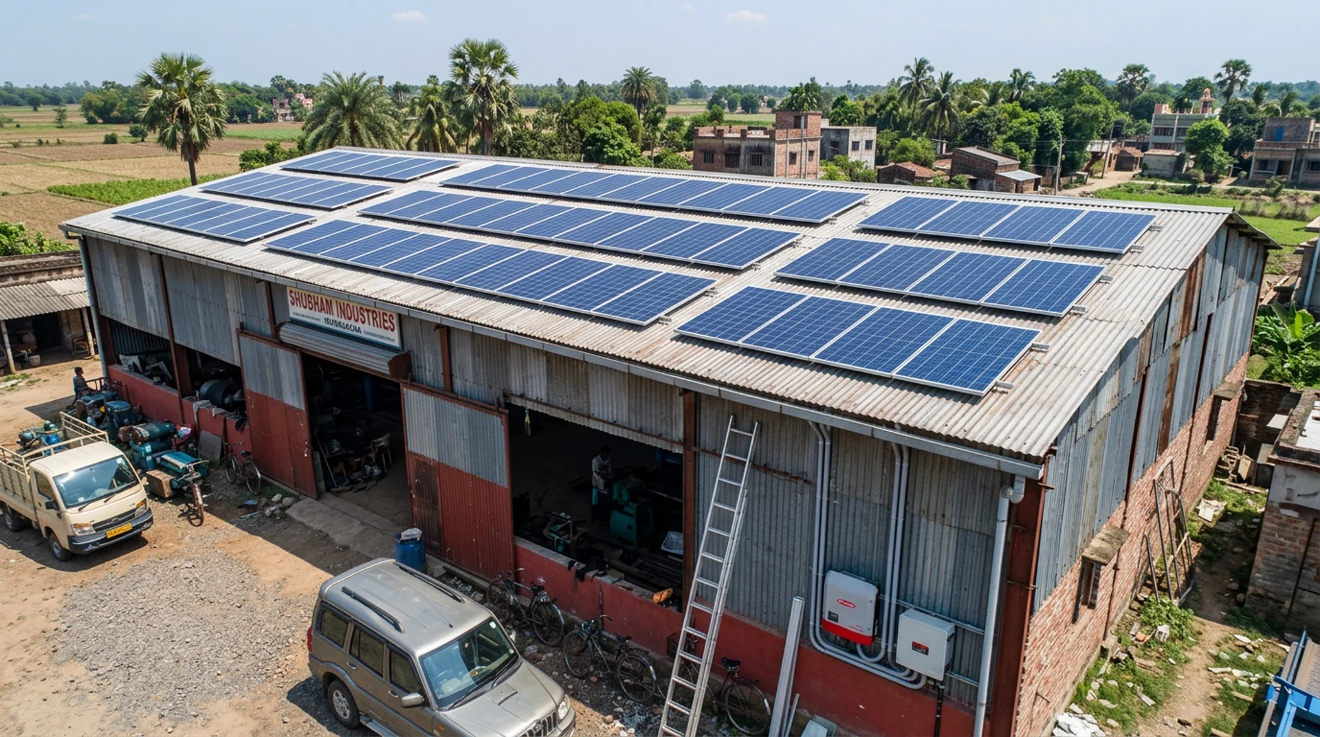 15 kW Commercial Rooftop in Muragacha