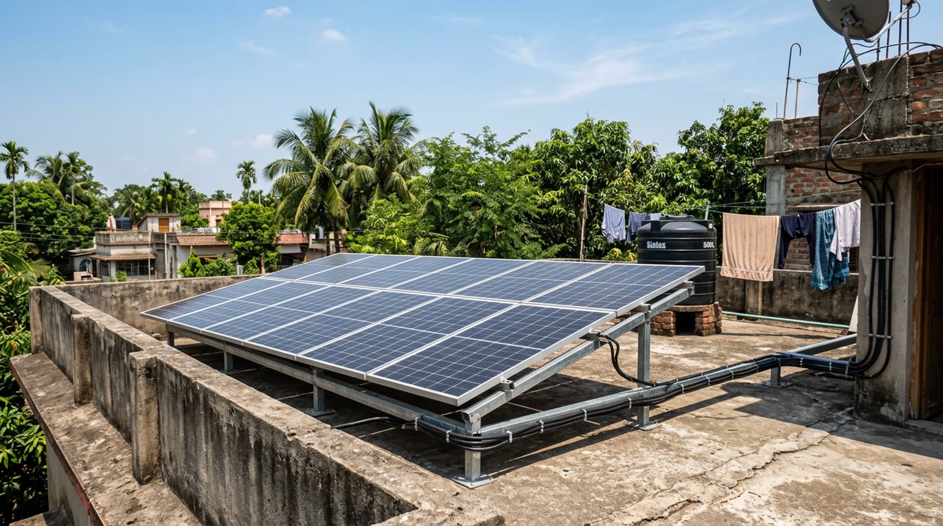 5 kW On-Grid Solar in Nakashipara