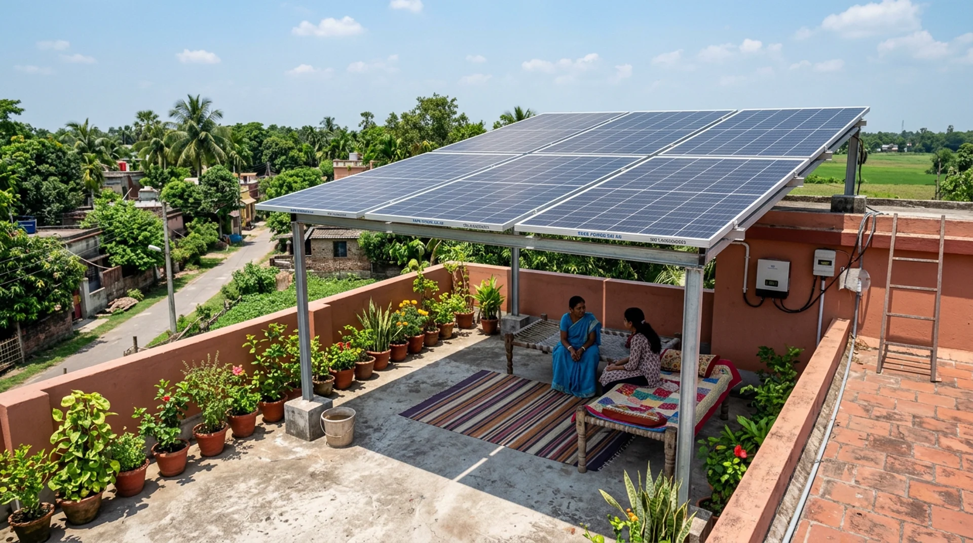 3.3 kW Rooftop Solar in Tehatta
